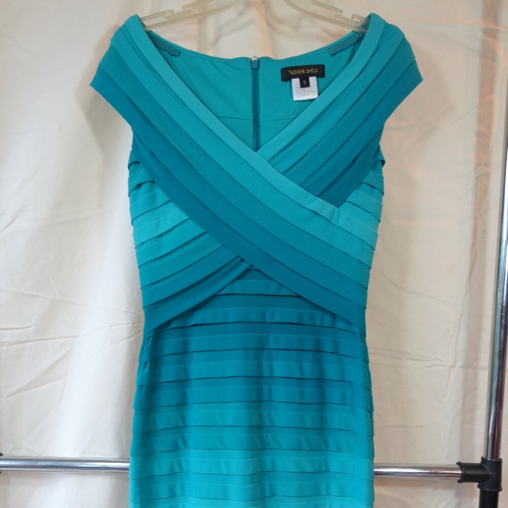 Ombre Tadashi Shoji Bandage Dress - Teal - Small